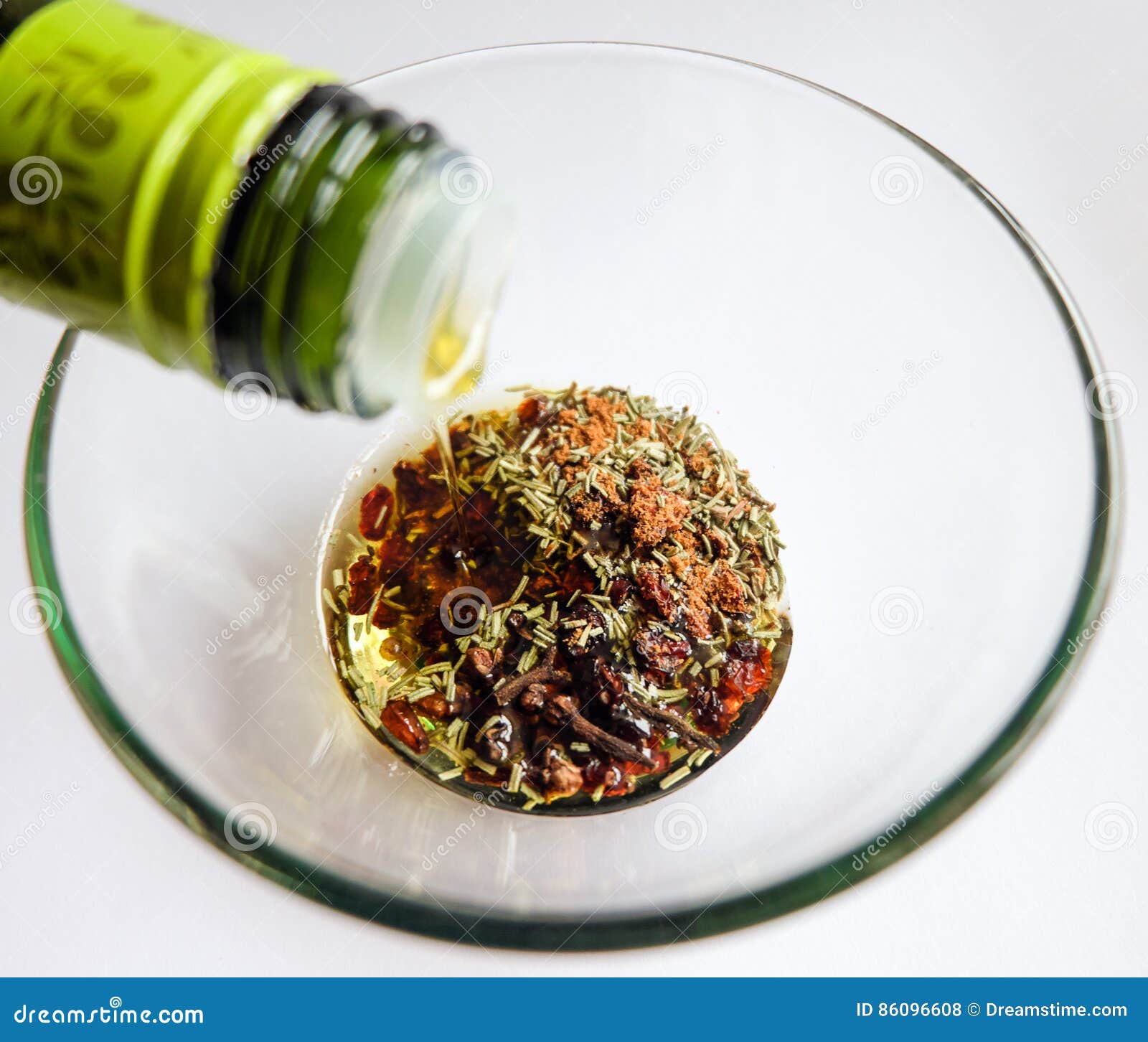 Olive oil and spice stock photo. Image of food, spice 86096608