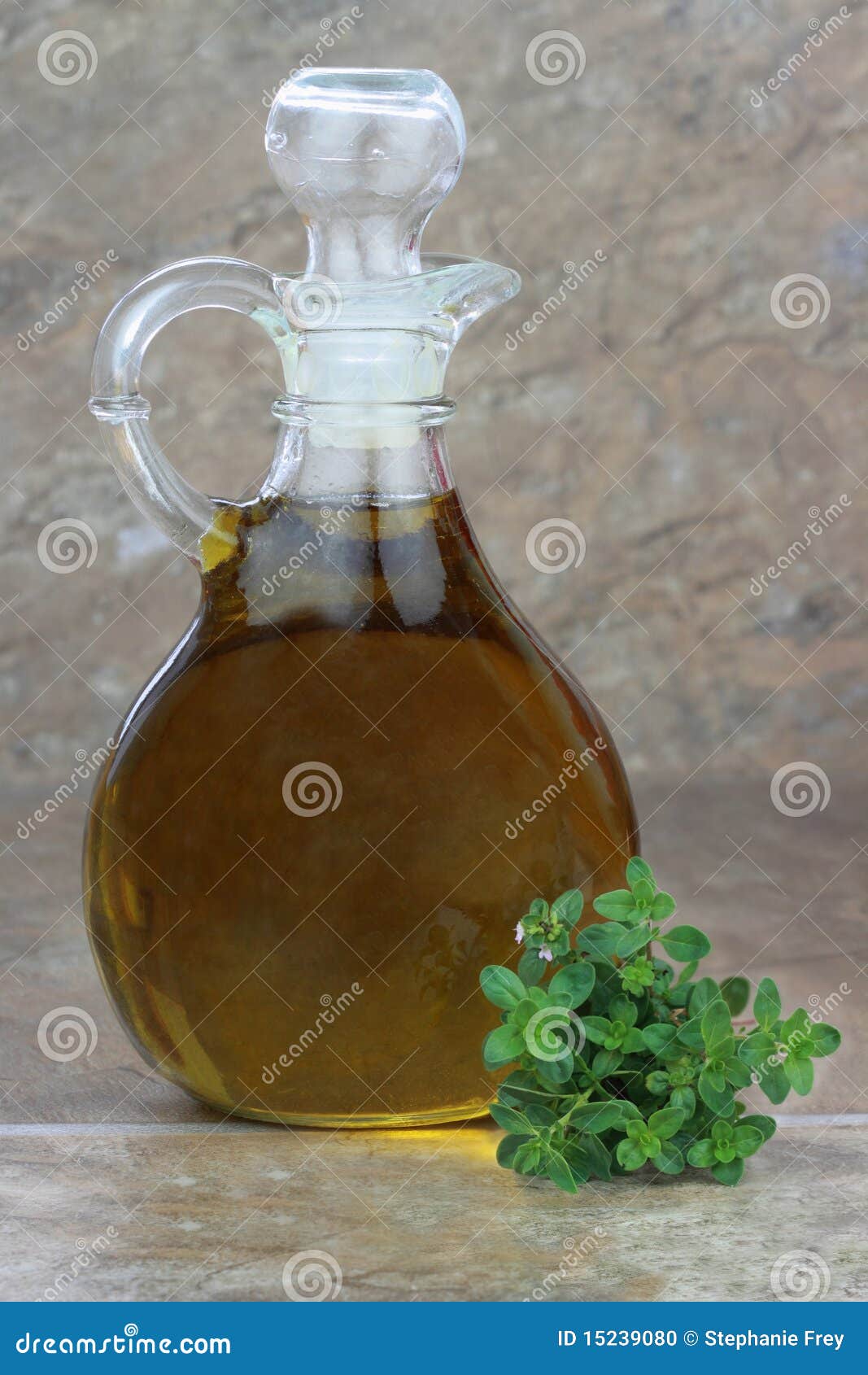 Olive Oil and Thyme stock photo. Image of ingredients 15239080