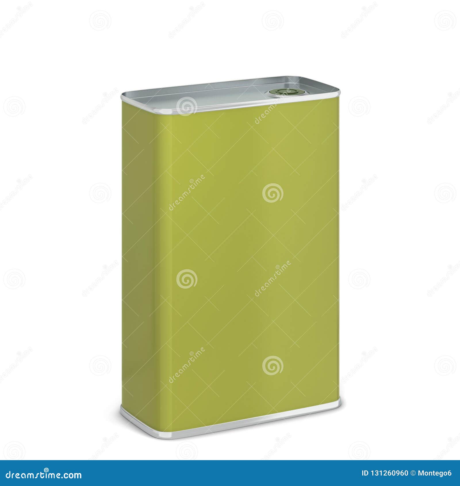 Olive Oil Tin Can Package Mockup Stock Illustration - Illustration of ...