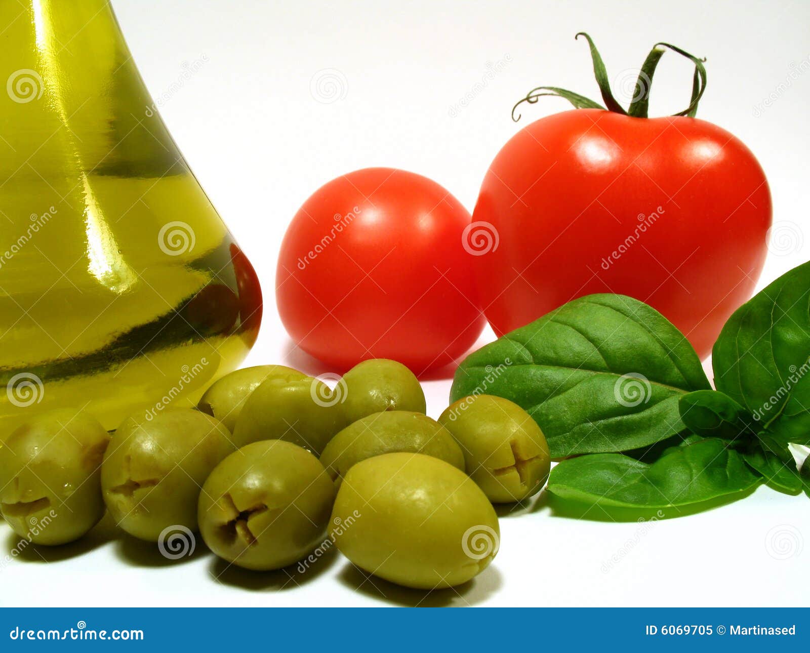 Olive oil and vegetables stock image. Image of vegetables 6069705