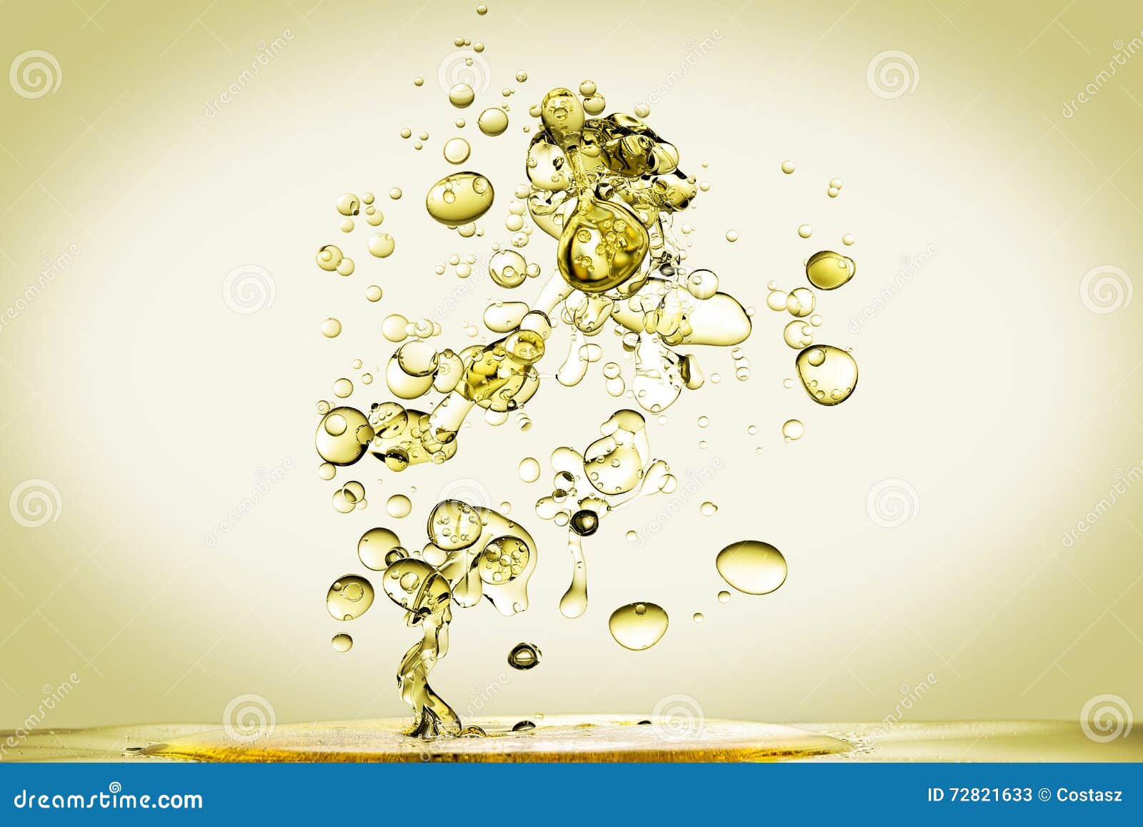 Olive oil in water stock image. Image of nutritious, bubble 72821633