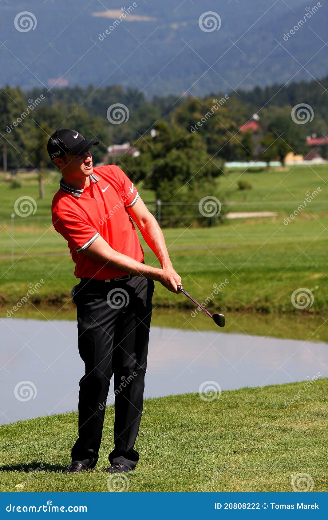 Oliver Fisher Winner of Golf Open at Celadna Editorial Photography