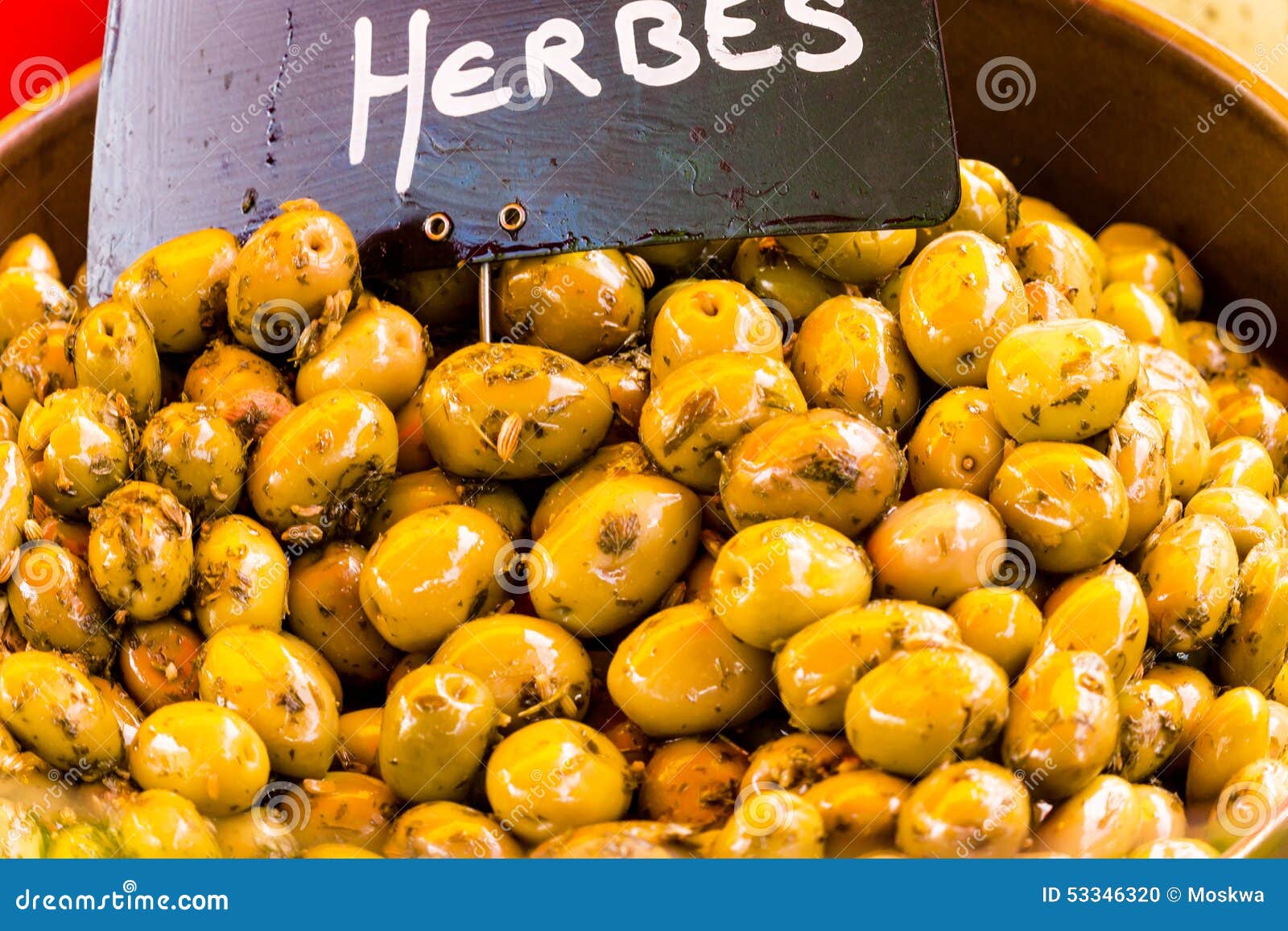 Olives with the Herbes De Provence Stock Photo Image of french, food
