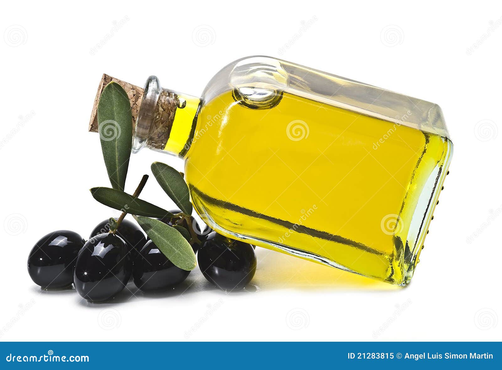 Olives and olive oil stock image. Image of cook, olive 21283815