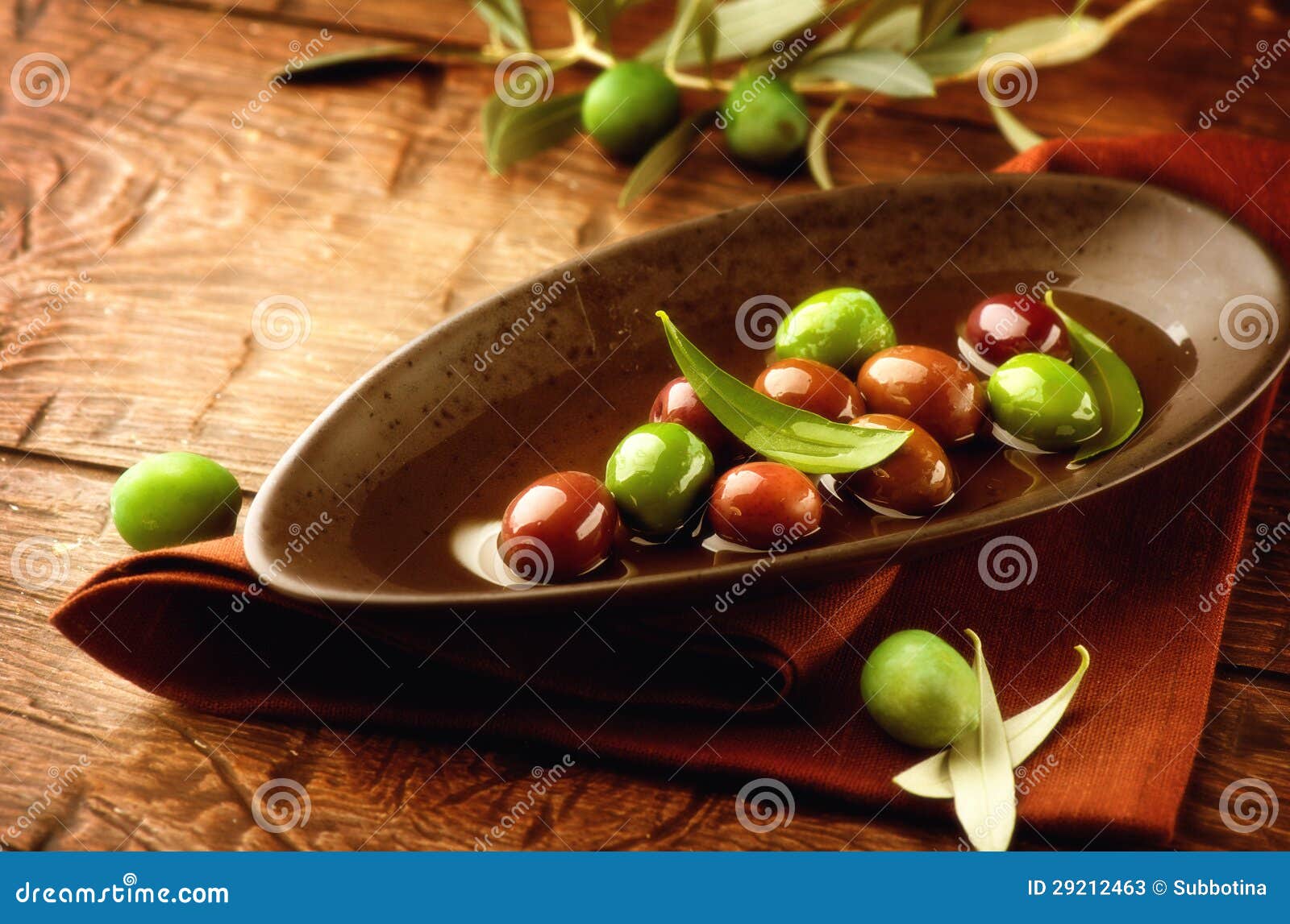 Olives and Olive Oil stock image. Image of cooking, aromatic 29212463