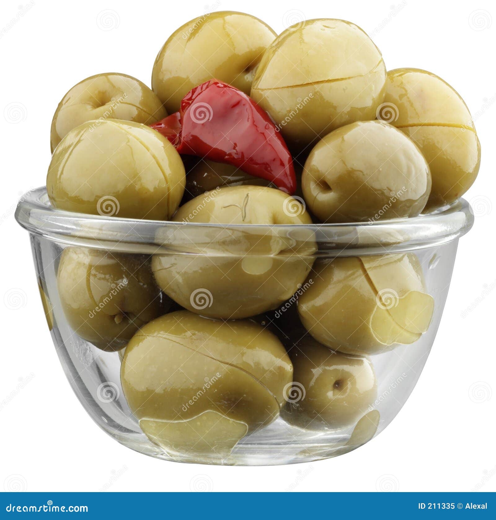 Olives with pepper stock image. Image of salting, taste 211335
