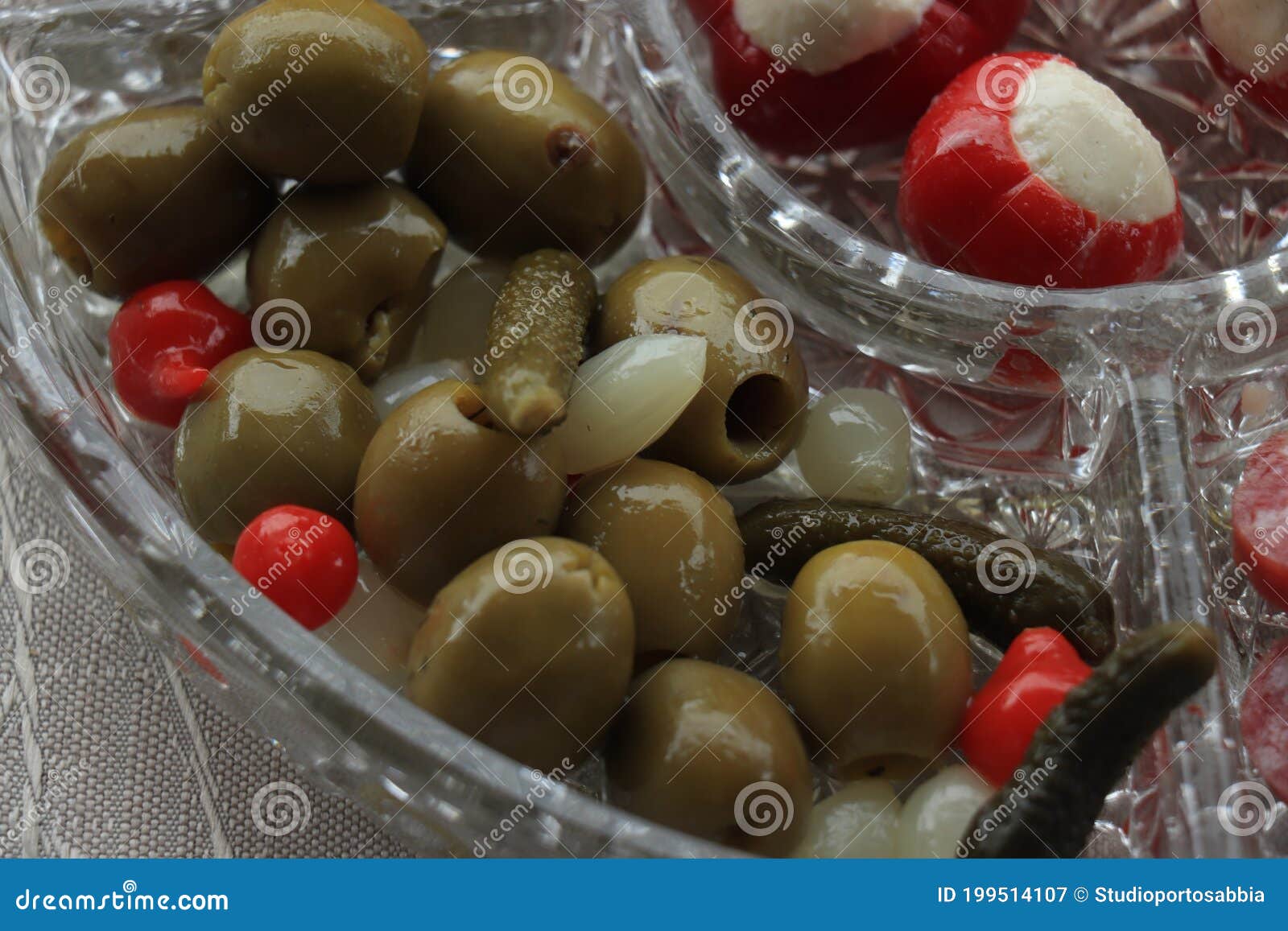 Olives and pickles stock image. Image of fingerfood 199514107