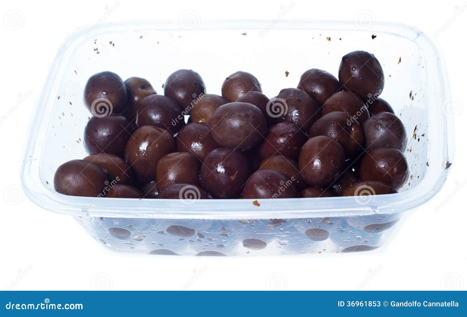 Olives in Plastic Box Surface Isolated Stock Image Image of container, healthy 36961853