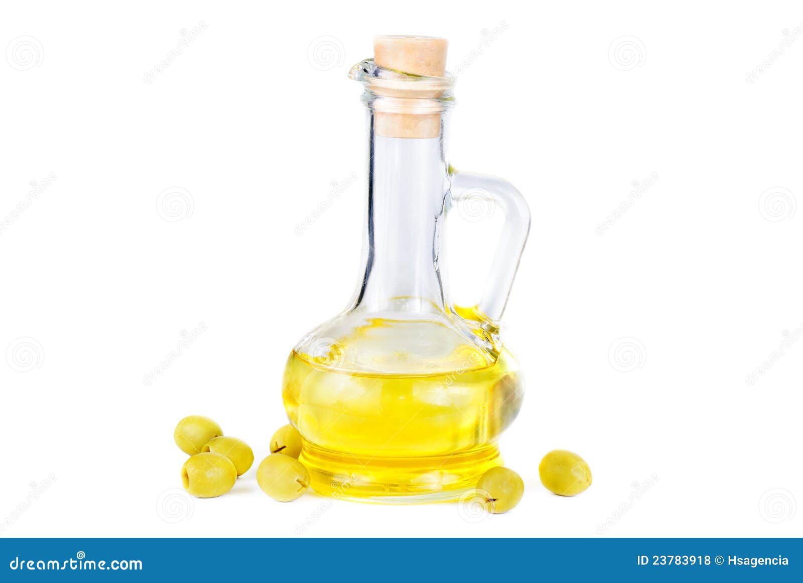 Olives and a Small Decanter of Olive Oil Stock Photo Image of olive