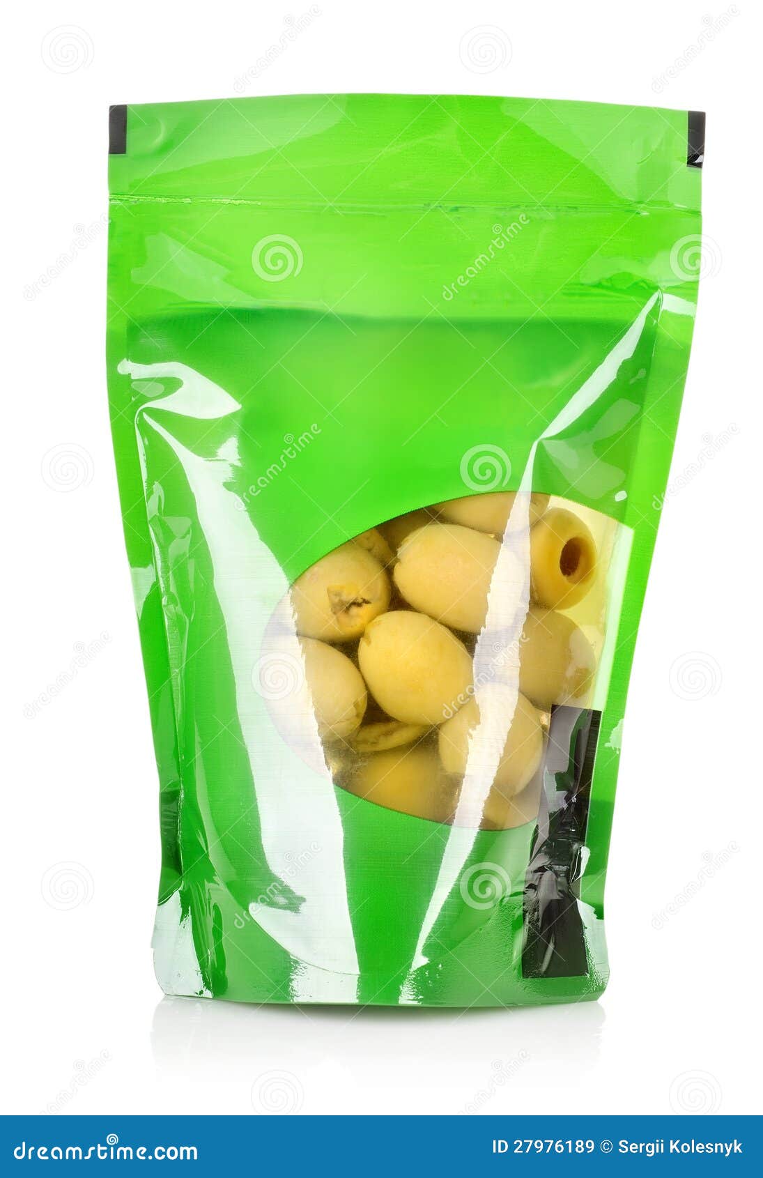 Olives in a vacuum pack stock image. Image of canning 27976189