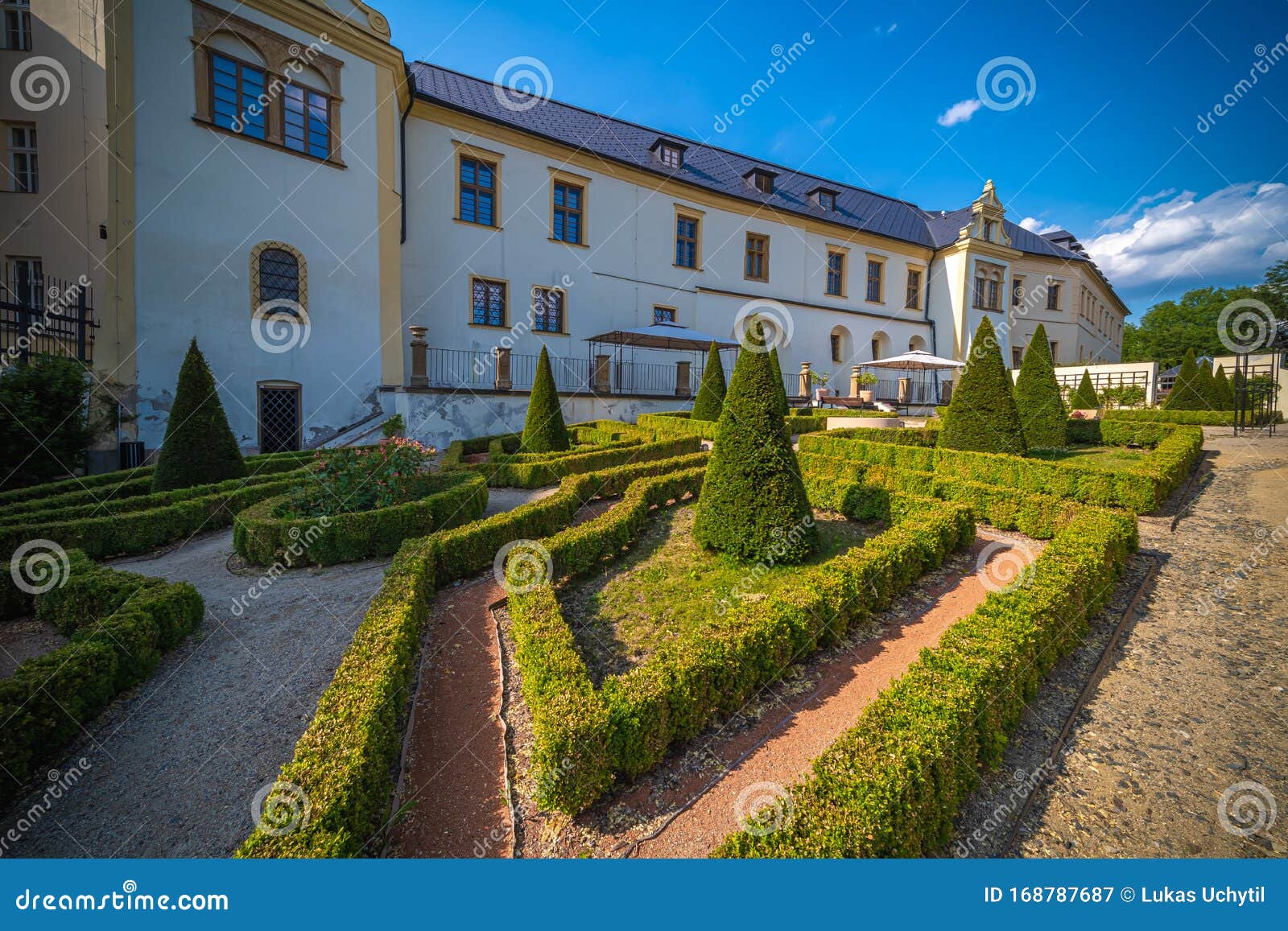 Olomouc Historical Gardens By Palacky University On City Walls