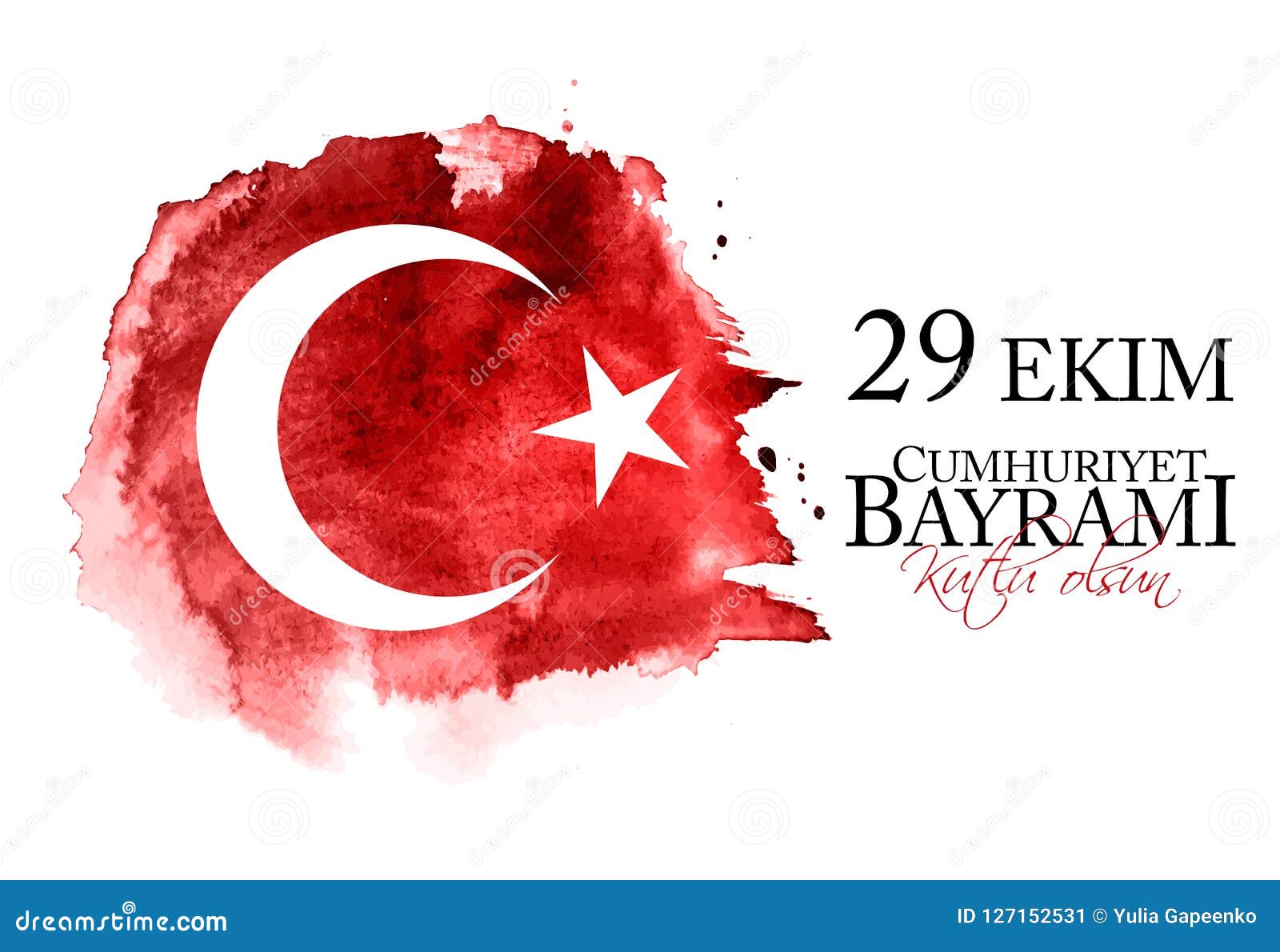 29 ekim cumhuriyet bayrami kutlu olsun tradução 2 de outubro feliz dia da  república independência da turquia