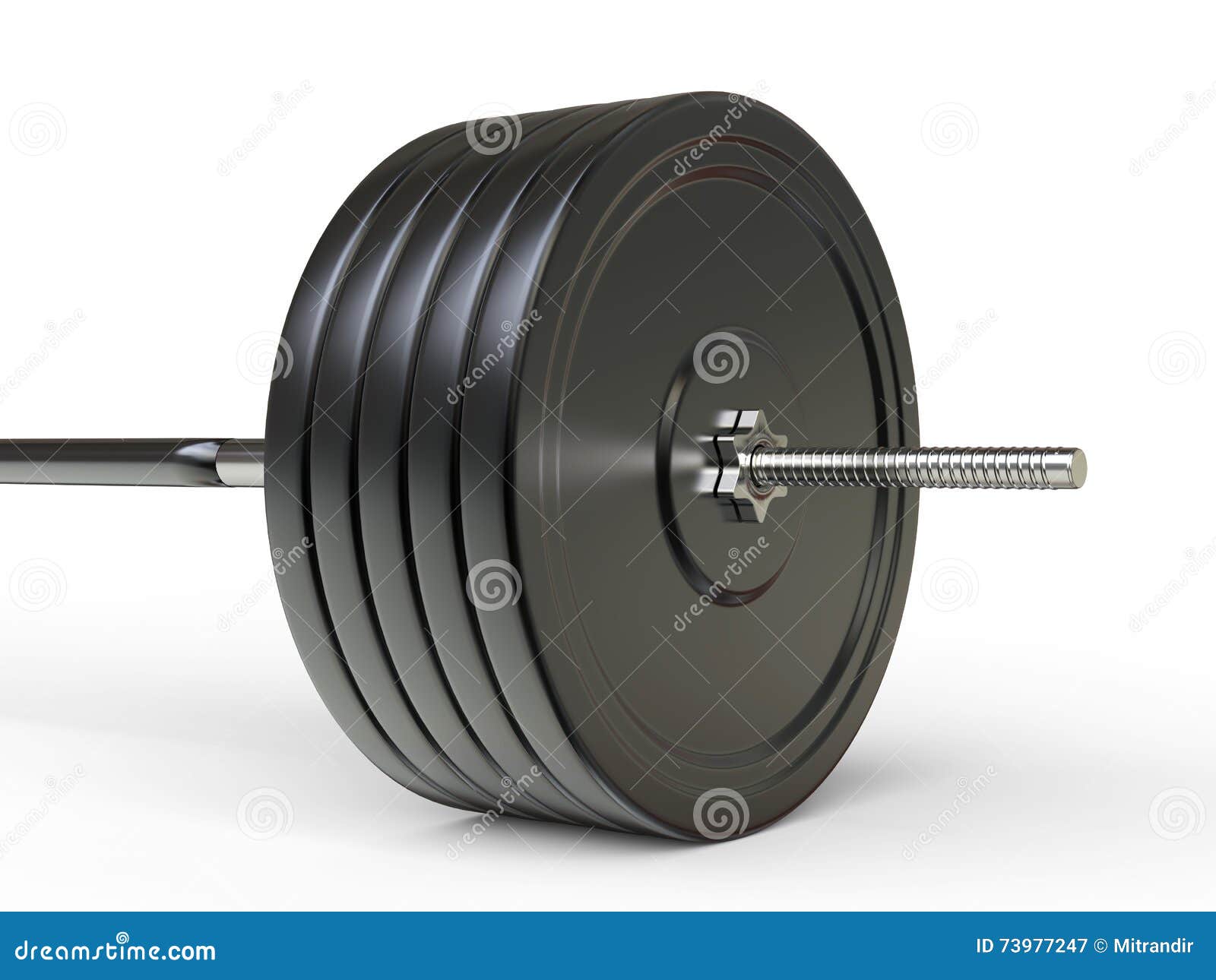olympic barbell weight plates closeup shot