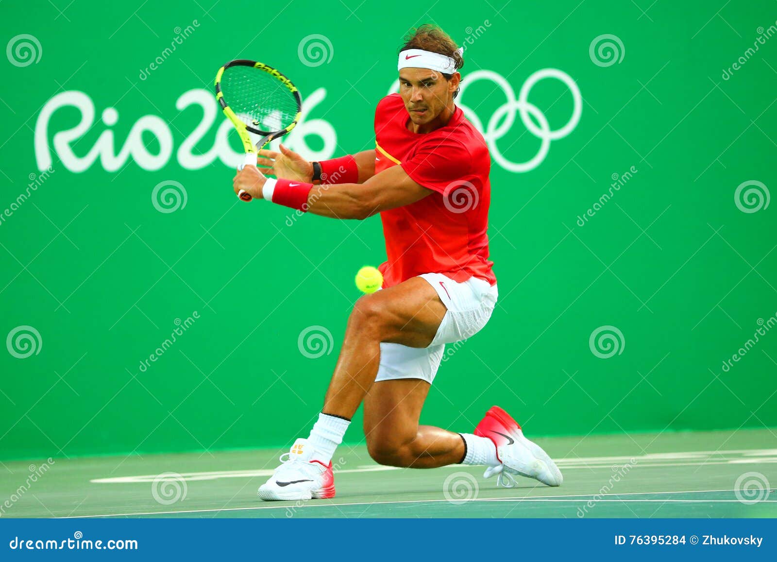 gennemsnit Intakt dilemma Olympic Champion Rafael Nadal of Spain in Action during Men S Singles  Quarterfinal of the Rio 2016 Olympic Games Editorial Stock Image - Image of  professional, nadal: 76395284
