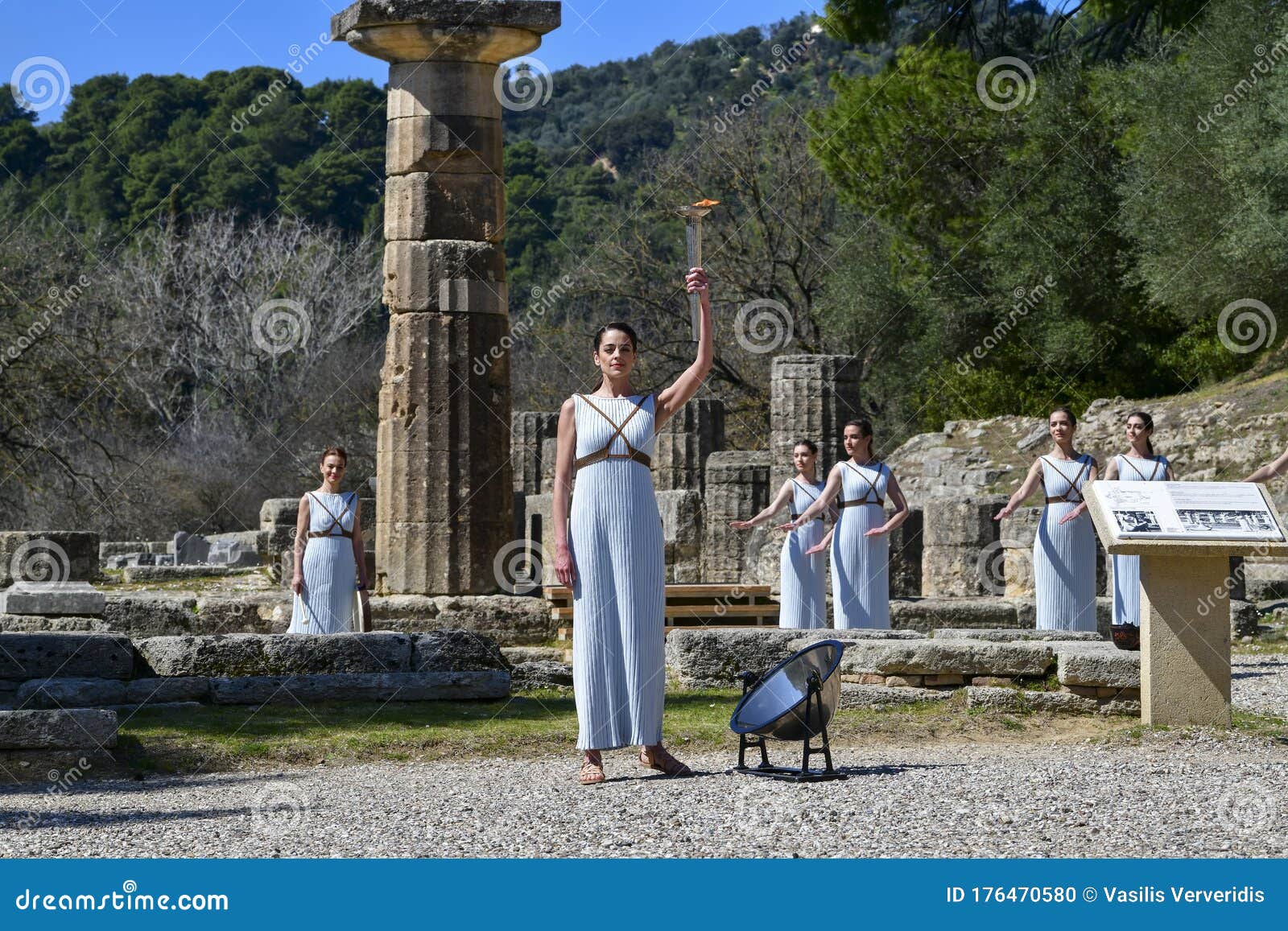 Olympic Flame Handover Ceremony for the Tokyo 2020 Summer Olympic Games ...