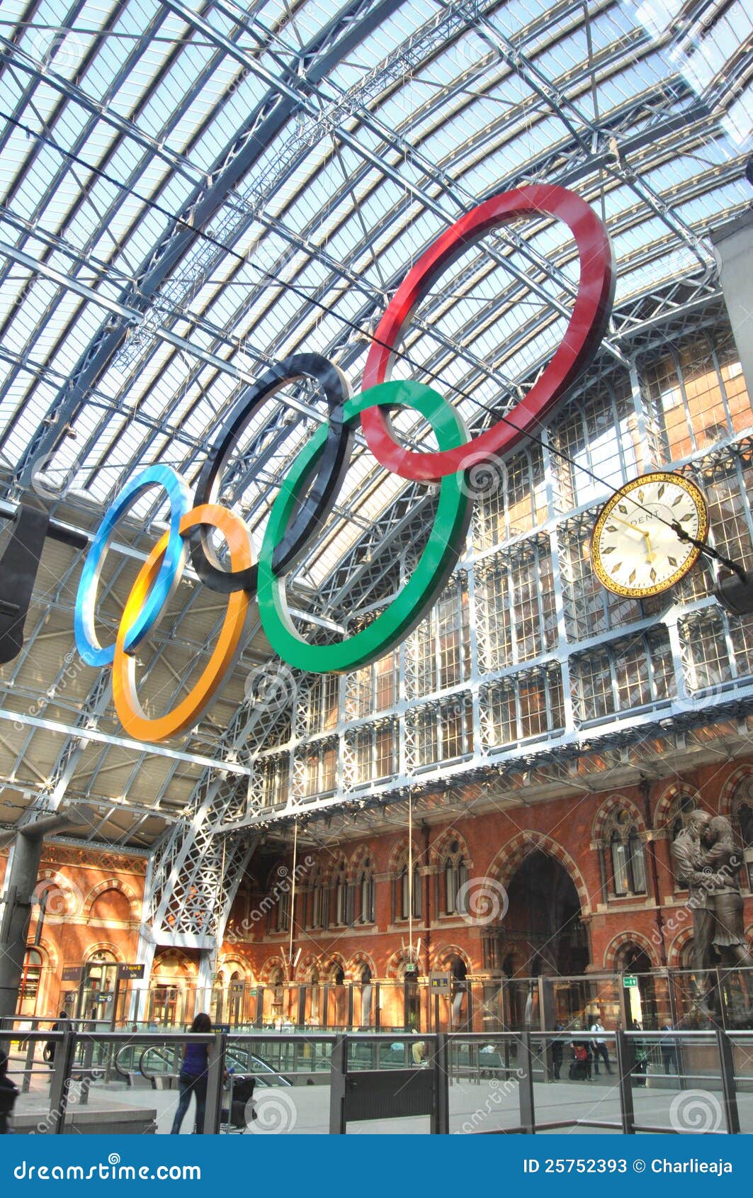 Olympic Rings in London editorial stock photo. Image of international