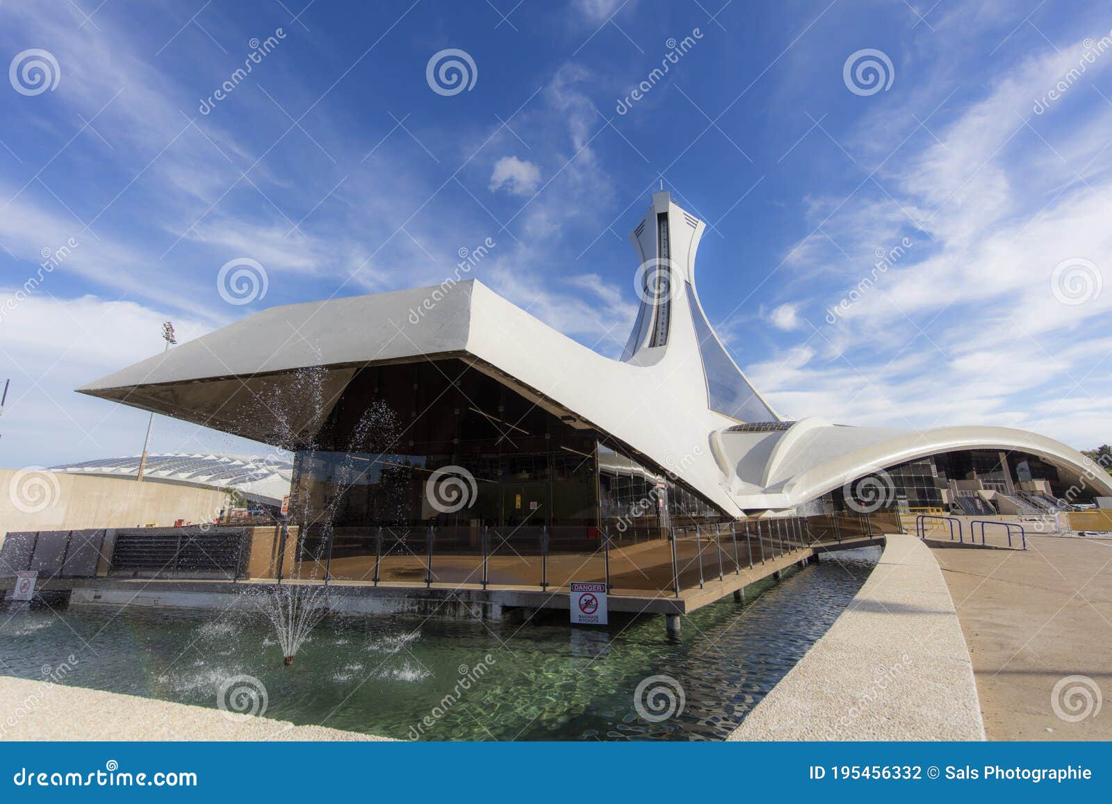 Olympic Stadium in Montreal, Quebec, Canada Editorial Photography
