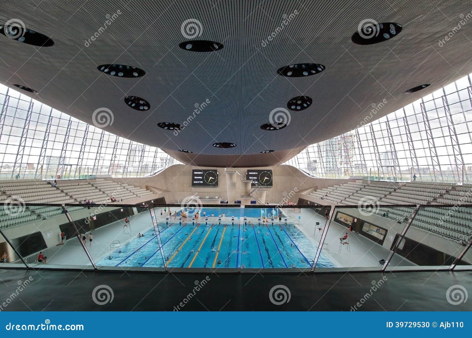 Olympic swimming pool stock photo. Image of pool, swimming 39729530