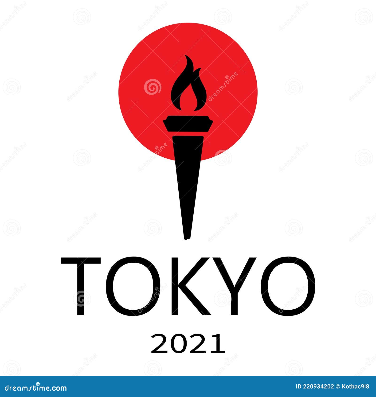 Bandeira Tokyo 2020 No Céu. Jogos Olímpicos De Verão Da Xxii. Tokyo 2021.  Imagem Editorial - Ilustração de turismo, emblema: 224835410