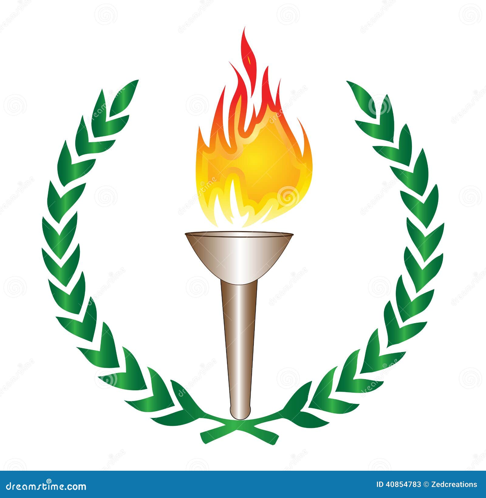 Olympic Torch stock vector. Illustration of competition 40854783