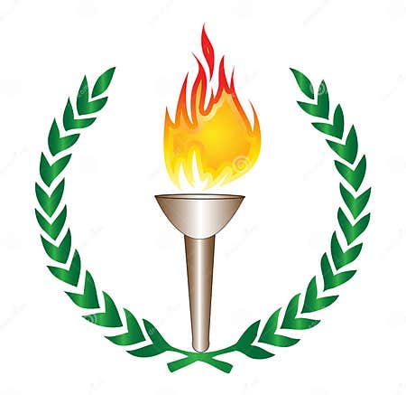 Olympic Torch stock vector. Illustration of competition - 40854783