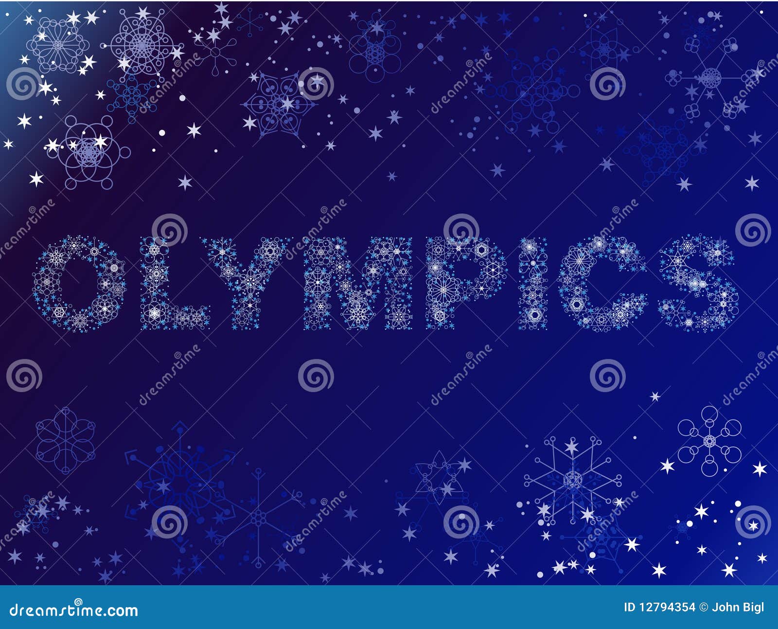 olympics made of snow