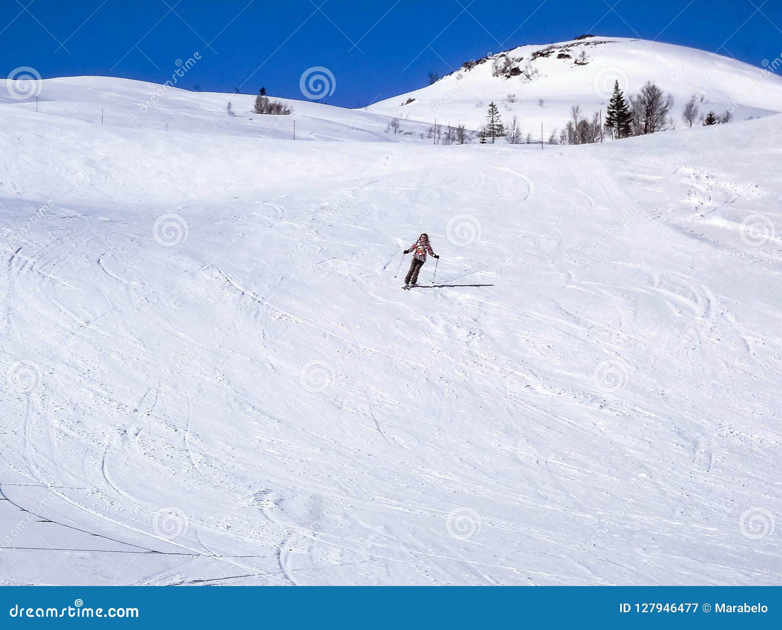 Skiing in Norway, City of Bergen. Editorial Photography - Image of ...