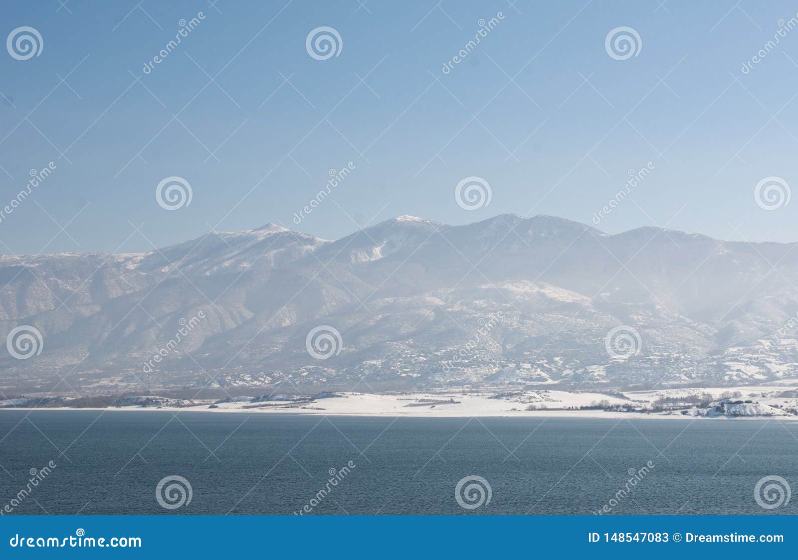 olympus mountain. view from techniti limni polifitou.