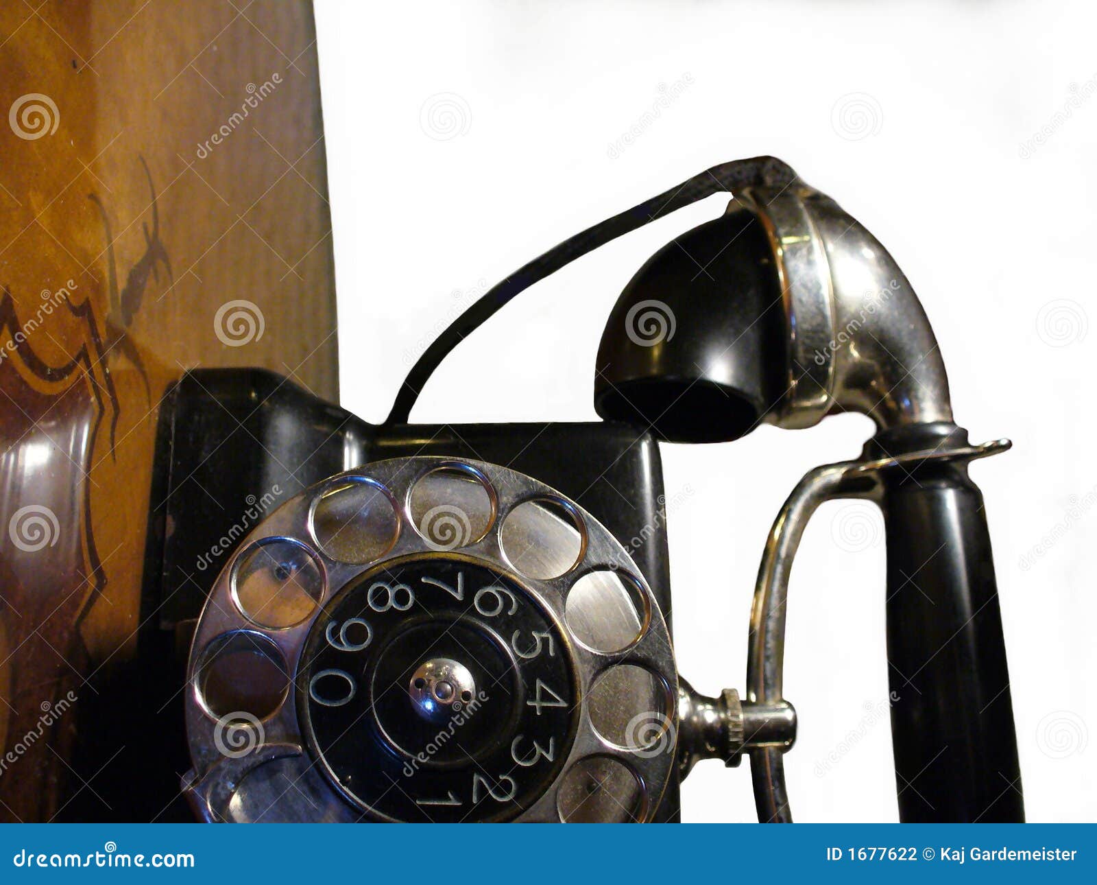 Oma-telefoon. Oude telefoon van vroege jaren '30