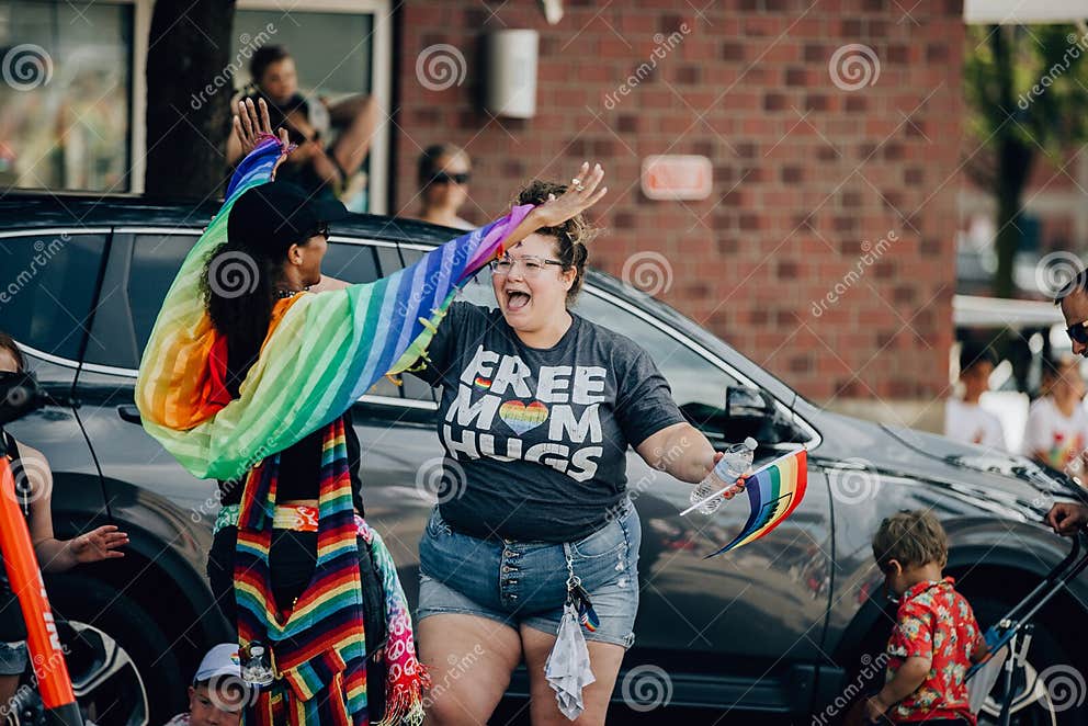 Omaha LGBTQIA Pride Parade 2021 Editorial Photography Image of