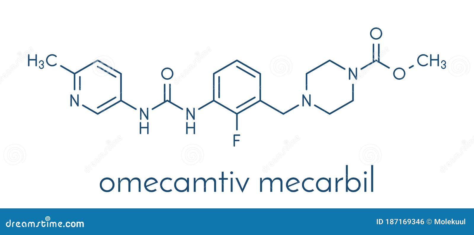Omecamtiv Mecarbil Heart Failure Drug Molecule. Skeletal Formula. Stock  Vector - Illustration of atomic, chemical: 187169346
