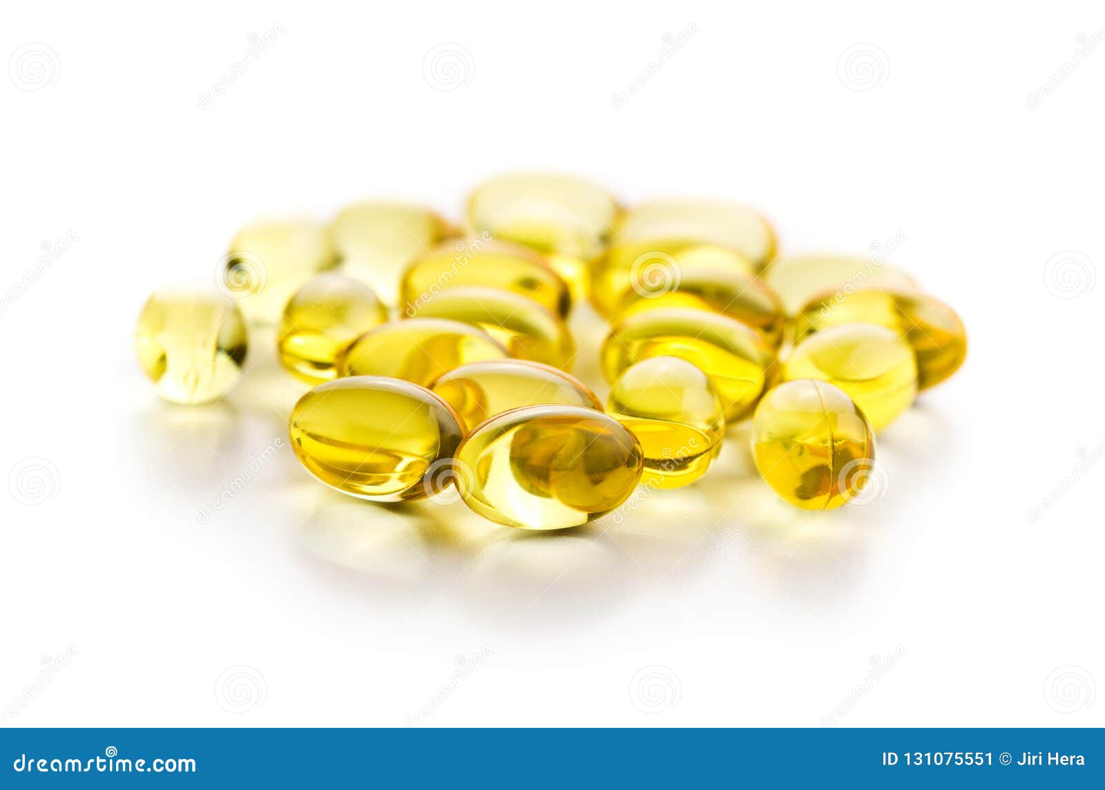 Omega 3 gel capsules. stock image. Image of medical 131075551