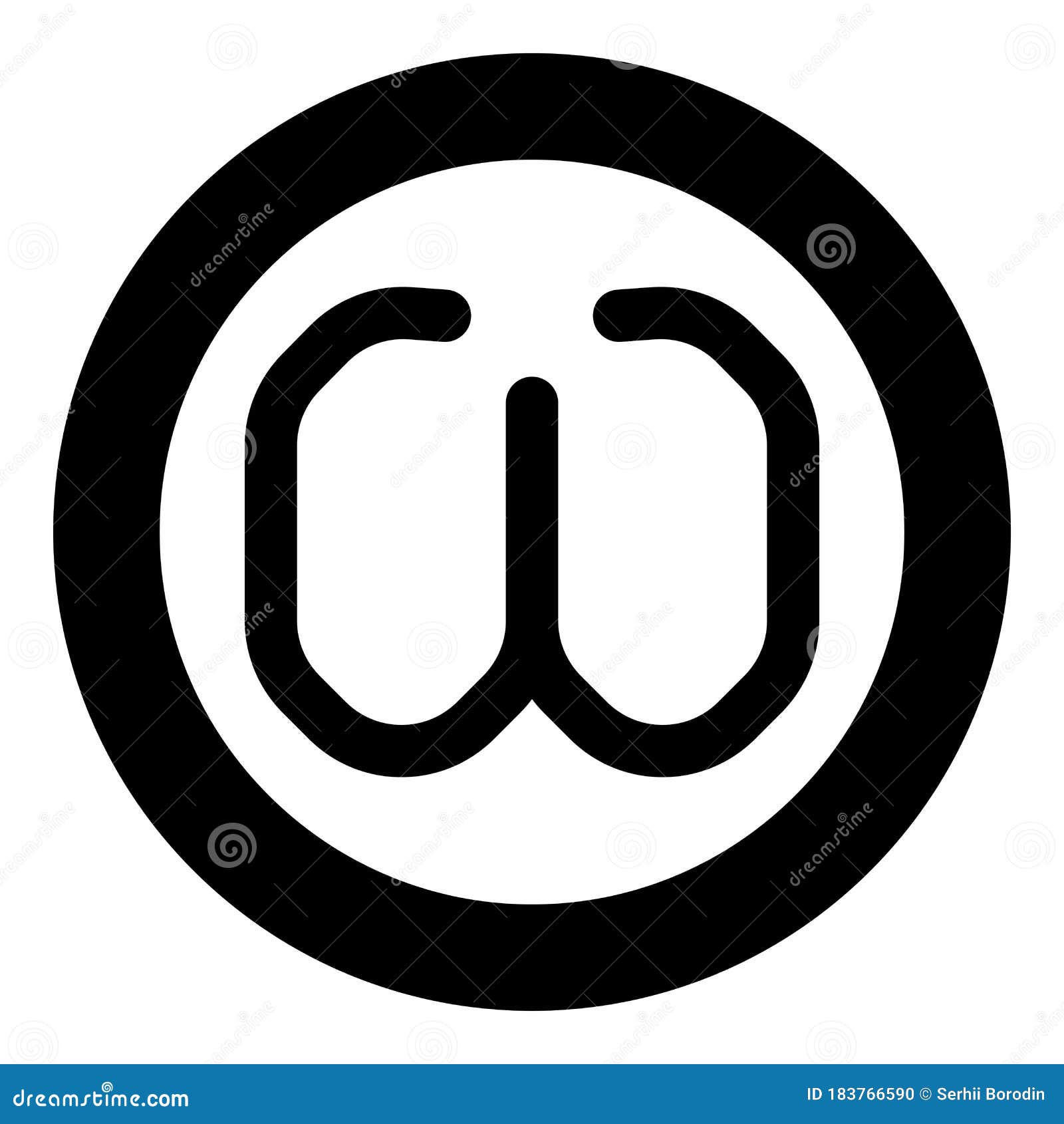 black omega symbol black omega symbol