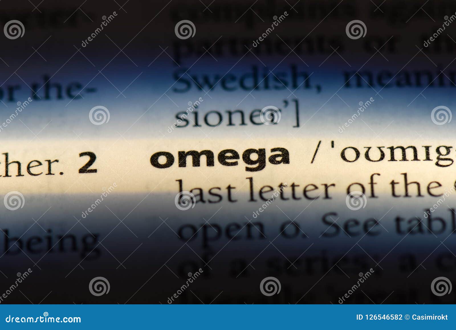 Omega stock photo. Image of book, definition, writing 126546582