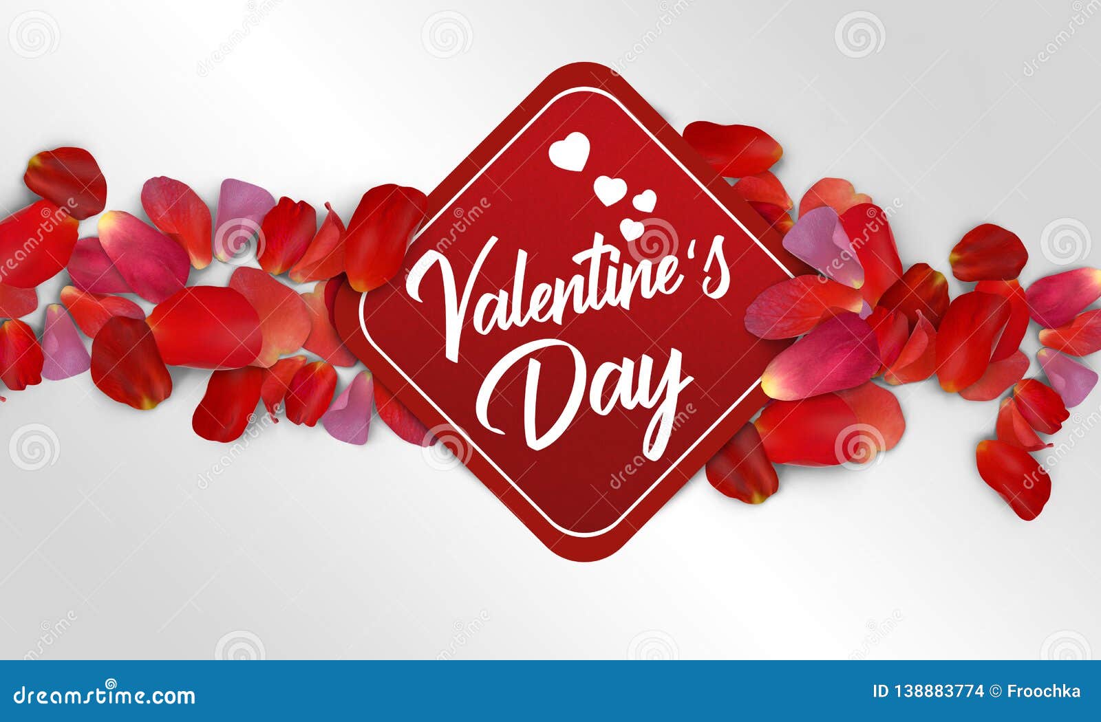 ommercial card to communicate for valentine`s day