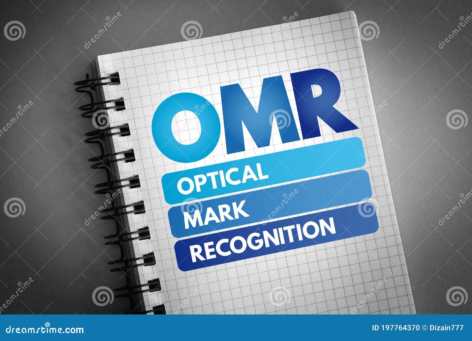 omr - optical mark recognition acronym