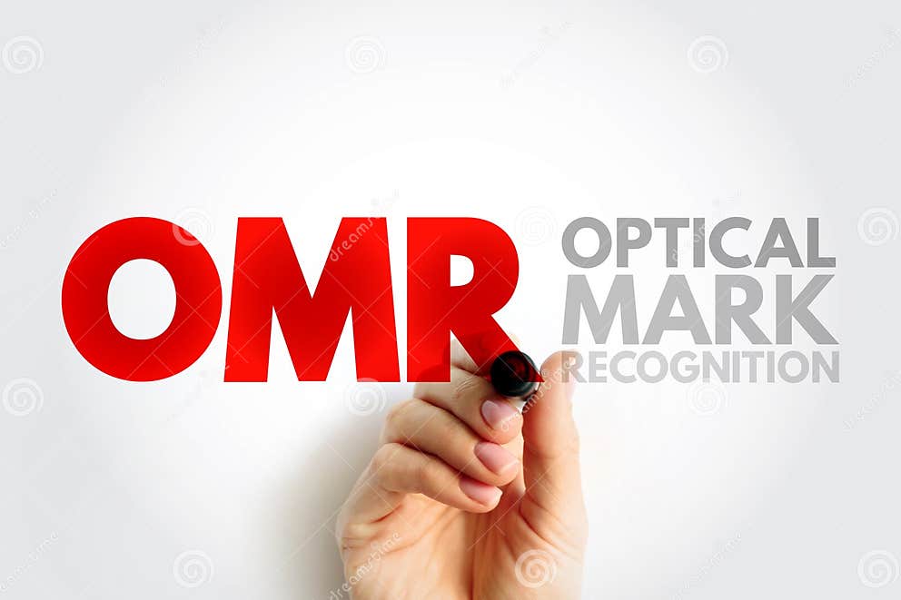 OMR Optical Mark Recognition - Process of Reading Information that 