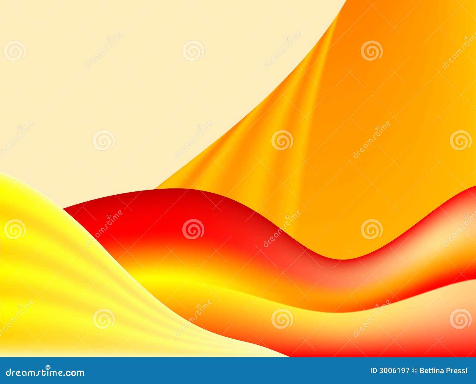 Ondas anaranjadas stock de ilustración. Ilustración de textura 3006197