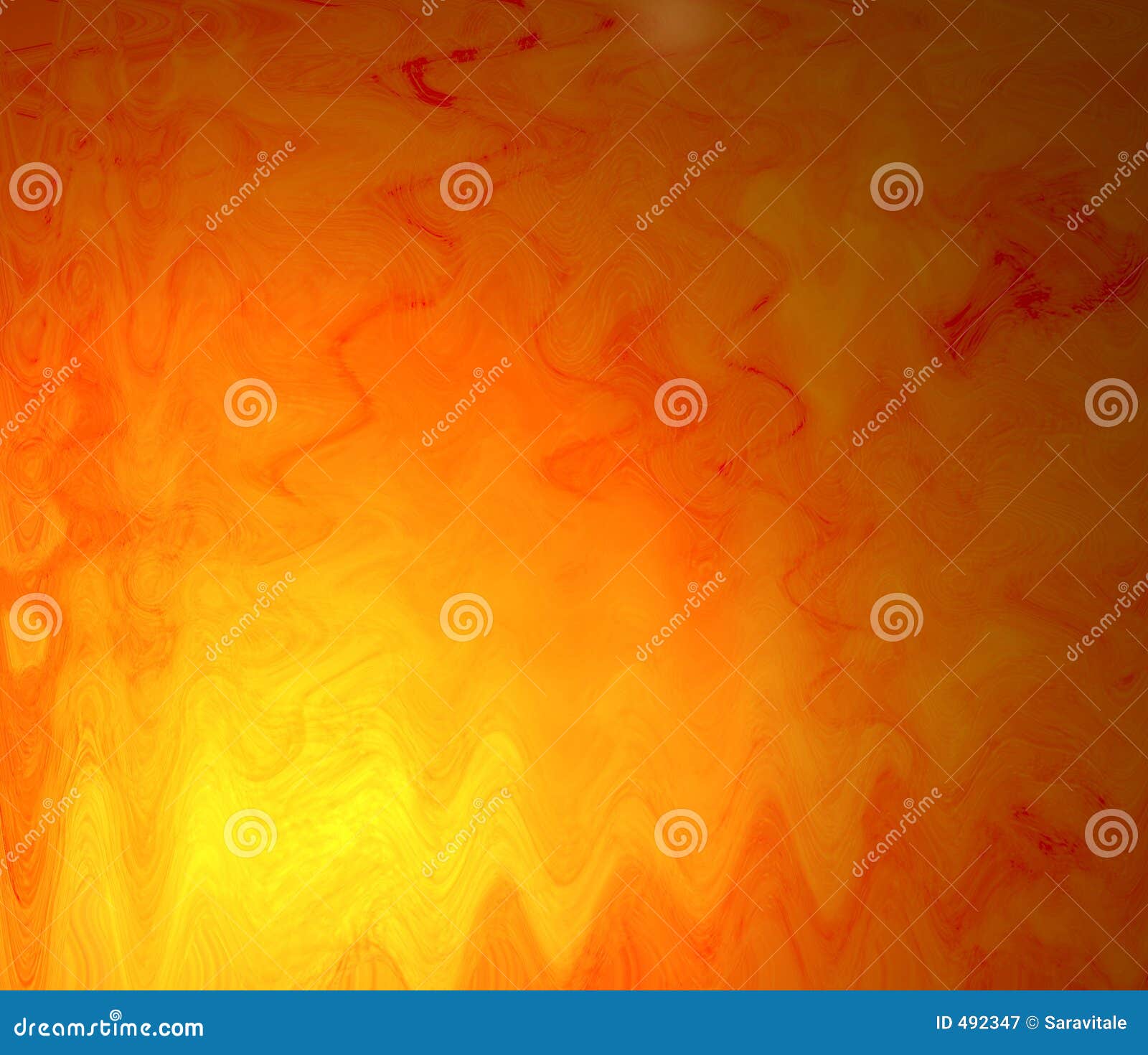 Ondas anaranjadas stock de ilustración. Ilustración de fondos 492347