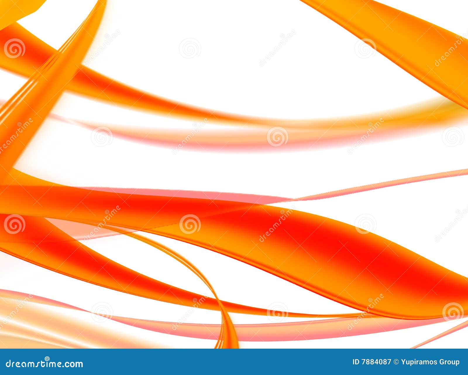 Ondas anaranjadas stock de ilustración. Ilustración de modelo 7884087