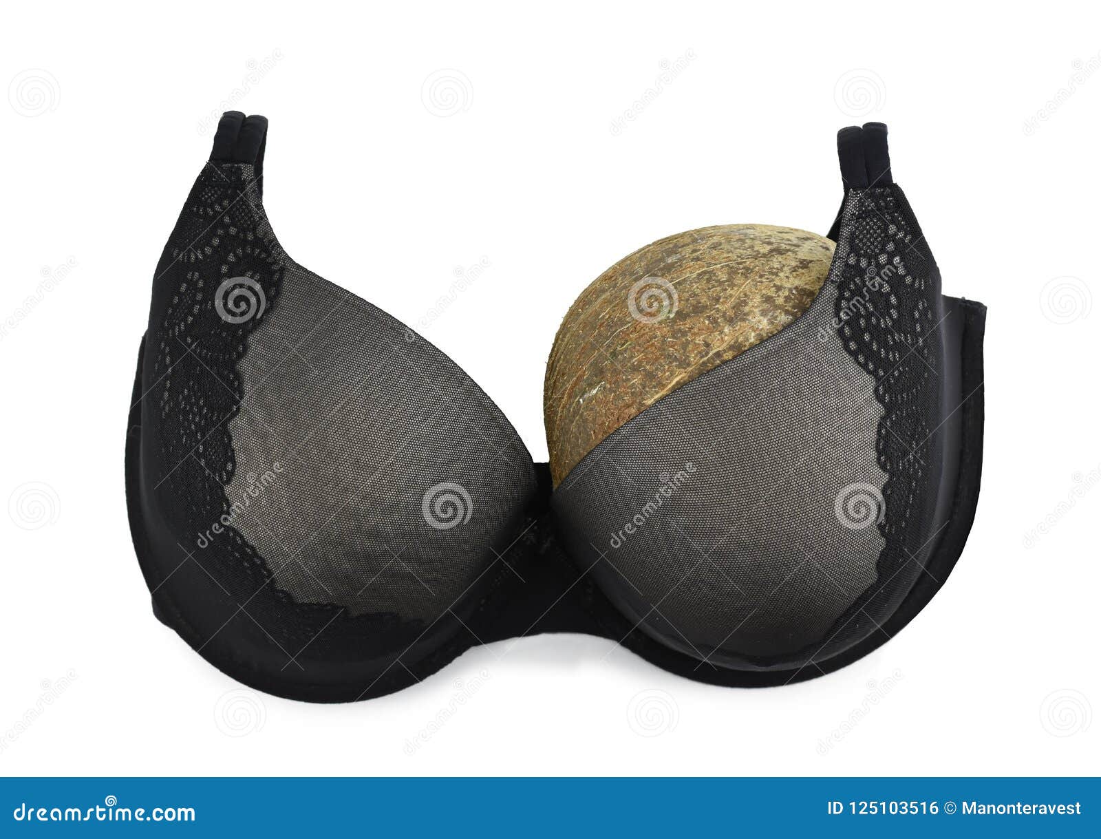 one breast breast cancer concept half empty bra after amputation