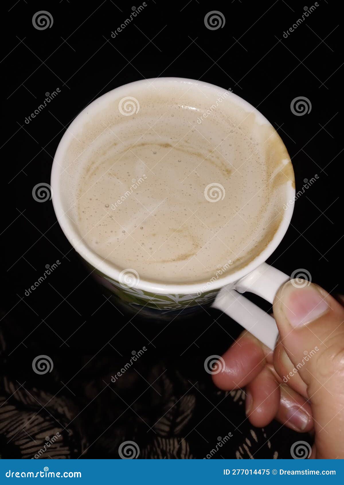 One Coffee Cup Made Py Hand Stock Image Image of hand, coffee 277014475