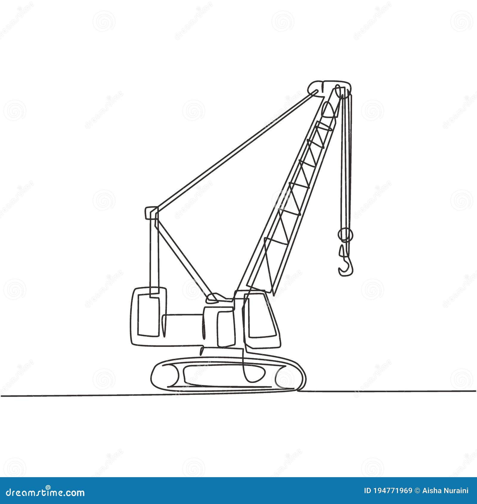 Construction Crane Drawing Easy - Jaapen 1b