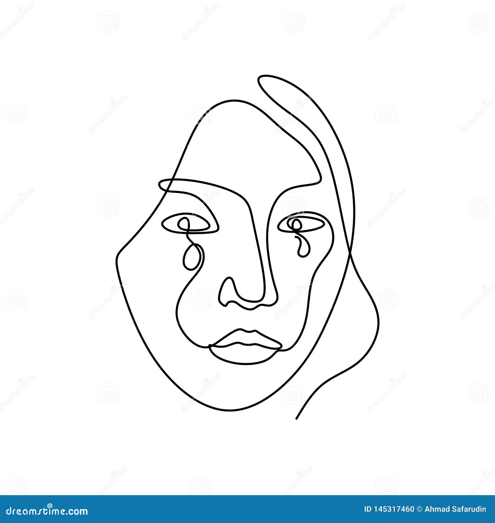 Drawing sketch eyes of emotions crying and sadness Stock Vector Image  Art   Alamy