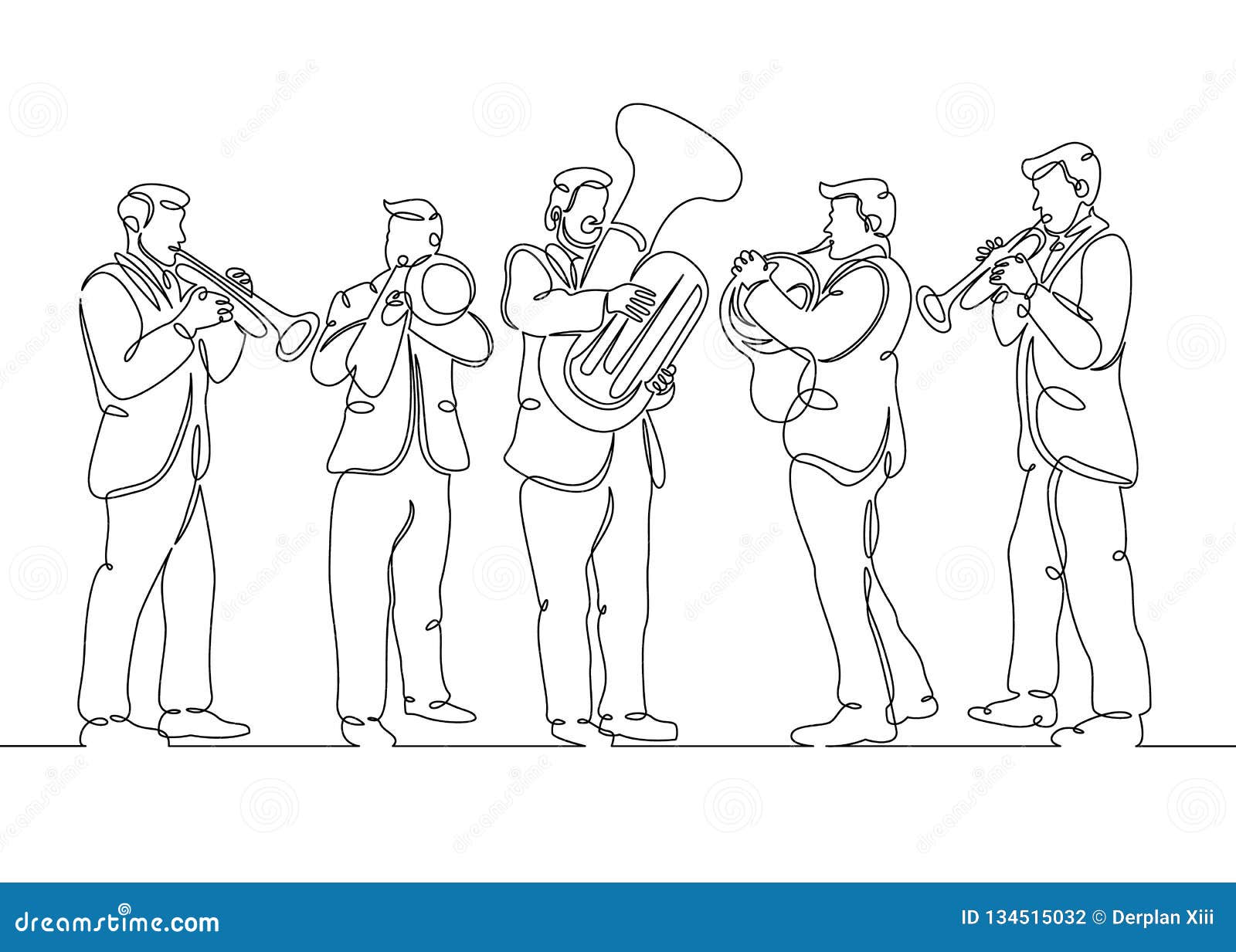 male brass quintet