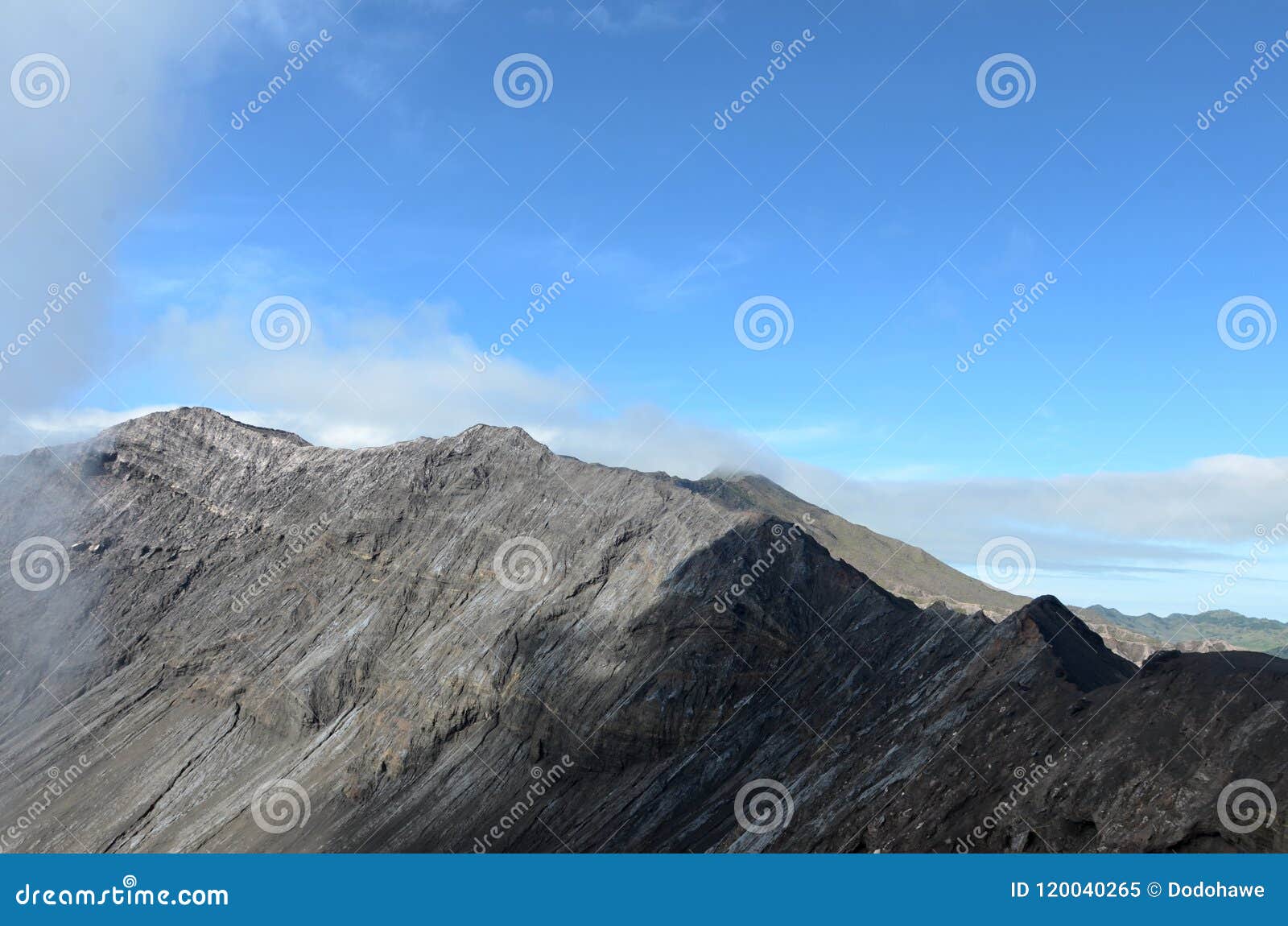 beautiful scenery bromo mountain east java, indonesia