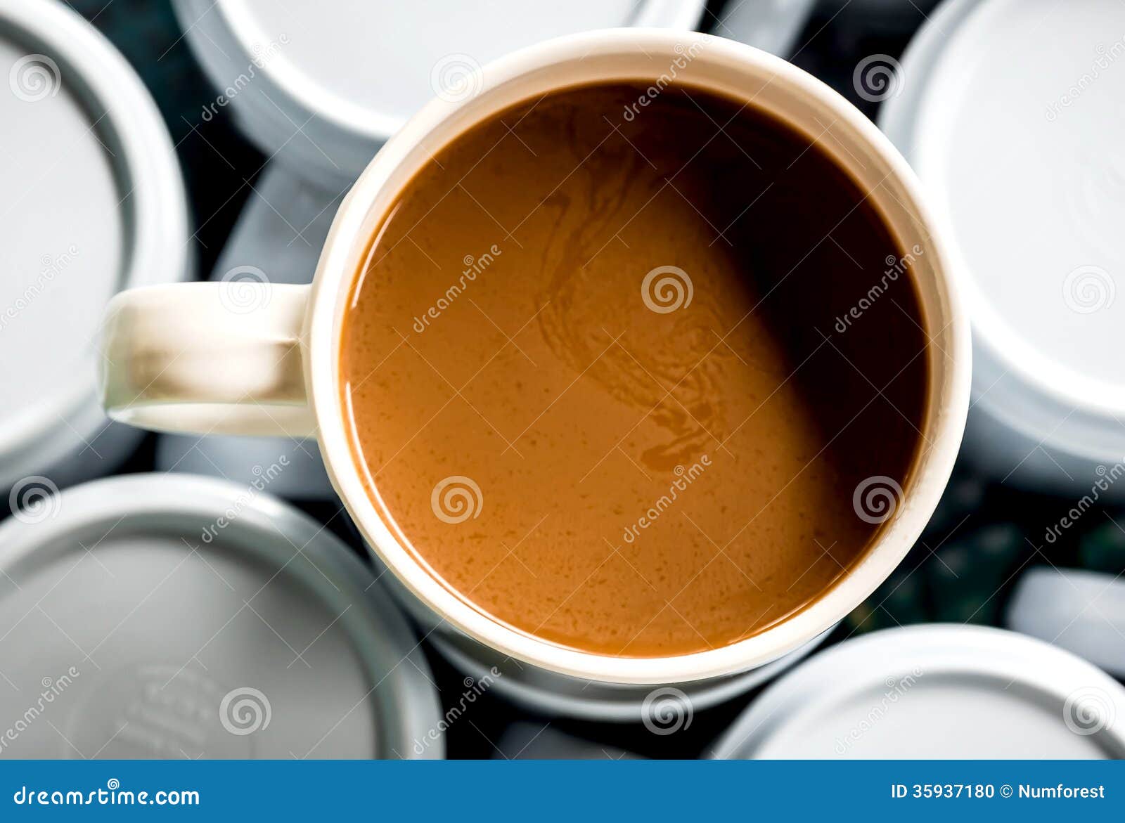 One cup of coffee stock photo. Image of warm, background 35937180
