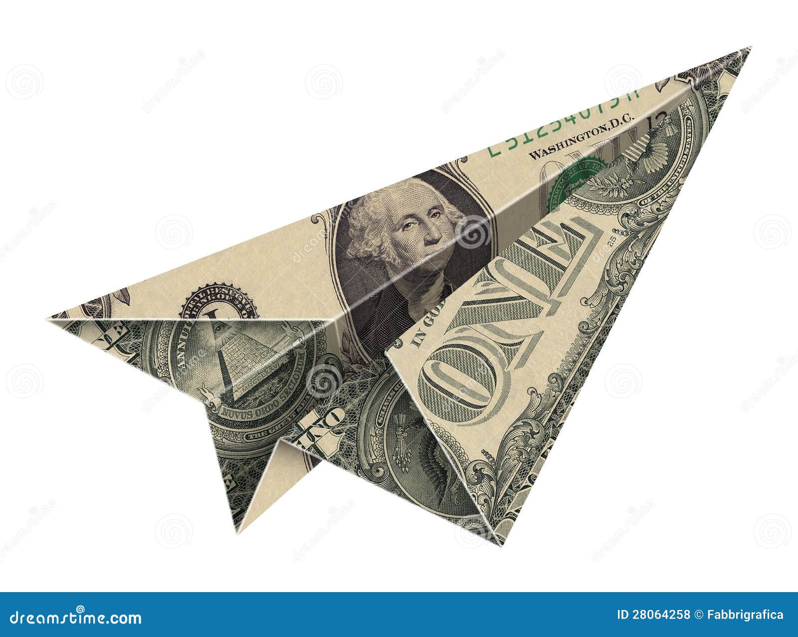 One dollar fly stock illustration. Illustration of flow 28064258