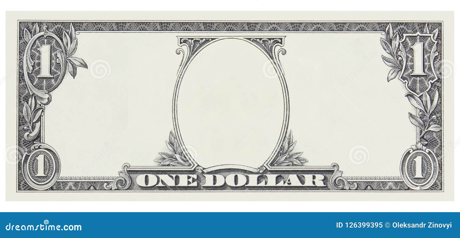 one dollar bill front