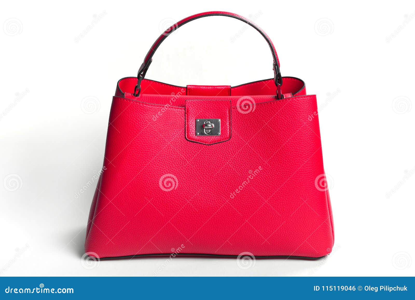 Elegance red bag stock photo. Image of retail, fashionable 115119046